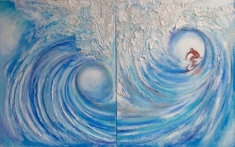 King of the waves by artist Anastasia Shimanskaya